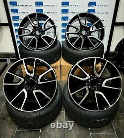 19'' Inch Amg Style New Alloy Wheels & New Tyres Fits Mercedes C Class