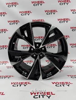 19 Inch Audi RS7 Style Alloy Wheels Black Machined Finish 5x112 GOING CHEAP