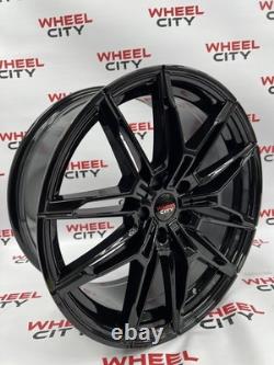 19 Inch BMW M3/M4 Style Gloss Black Alloy Wheels 5x112 3 4 5 6 7 8 x3 x4 Series