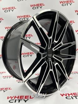 19 Inch BMW Style Black Machined Alloy Wheels 5x112 3 4 5 6 7 8 x3 x4 series
