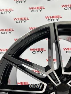 19 Inch BMW Style Black Machined Alloy Wheels 5x112 3 4 5 6 7 8 x3 x4 series