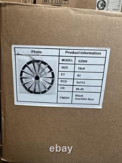19 Inch Ex Display Black Polished Turbine Style Alloy Wheels Fit Many MERCEDES