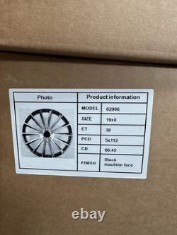 19 Inch Ex Display Black Polished Turbine Style Alloy Wheels Fit Many MERCEDES