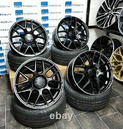 19 Inch Fits Mercedes C Class E63 Amg Style New Alloy Wheels & New Tyres