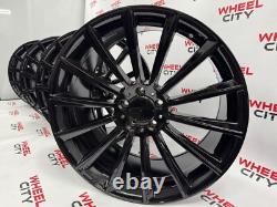 19 Inch Gloss Black Mercedes Turbine Style Alloy Wheels Will fit Most MERCEDES