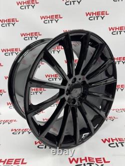 19 Inch Gloss Black Mercedes Turbine Style Alloy Wheels Will fit Most MERCEDES