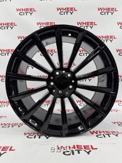 19 Inch Gloss Black Mercedes Turbine Style Alloy Wheels Will fit Most MERCEDES