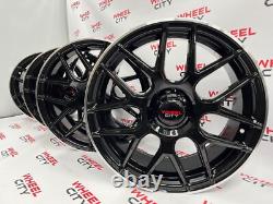 19 Inch Mercedes AMG DTM Style Gloss Black Polished Lip Style Alloy Wheels x4
