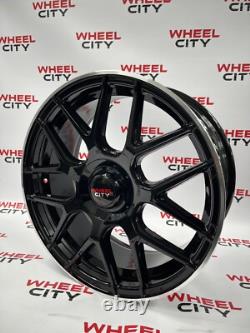 19 Inch Mercedes AMG DTM Style Gloss Black Polished Lip Style Alloy Wheels x4