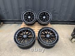 19 Inch Mercedes Black Aero Turbine Style Alloy Wheels x4 5x112 SALE