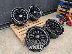 19 Inch Mercedes Black Aero Turbine Style Alloy Wheels x4 5x112 SALE