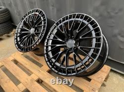 19 Inch Mercedes Black Aero Turbine Style Alloy Wheels x4 5x112 SALE
