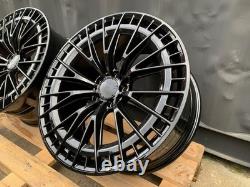 19 Inch Mercedes Black Aero Turbine Style Alloy Wheels x4 5x112 SALE
