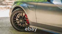 19'' Inch Mercedes C Class C63 Style AMG Alloy Wheels & Tyres NEW X4 Matt Black