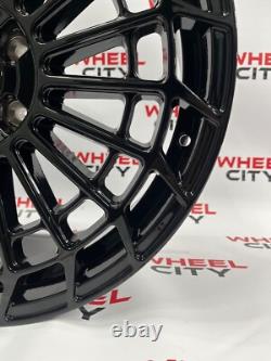 19 Inch Mercedes Maybach Twist Style Alloy Wheels Gloss Black Staggered 5x112