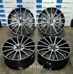 19'' Inch Turbine Style New Alloy Wheels Fits Mercedes C / E / Cla / Vito