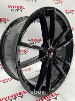 19 Inch VW Golf Pretoria Style Alloy Wheels Gloss Black MK5/6/7/7.5/8 5x112