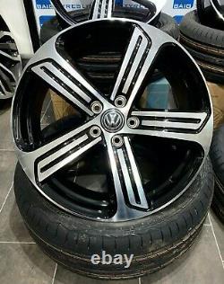 19 Inch Vw Golf/ Golf R / Gti/caddy / Scirocco Cadiz Style Alloy Wheels & Tyres