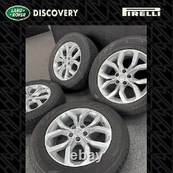 19 LAND ROVER 5021 STYLE ALLOY WHEELS 255/60R19 PIRELLI PART WORN TYRES 4mm