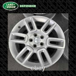 19 Land Rover Defender 6010 Style Genuine Silver Alloy Wheels 2020 Onwards