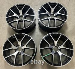19 MERCEDES BENZ 507 STYLE ALLOY WHEELS 5x112 Y SPOKE C63 E63 C E S CLASS AMG
