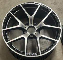 19 MERCEDES BENZ 507 STYLE ALLOY WHEELS 5x112 Y SPOKE C63 E63 C E S CLASS AMG