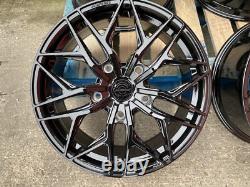 19'' M Sport Style Alloy Wheels Blk Xt3 Fits 5x160 Ford Transit Custom
