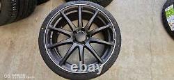 19 Mercede Amg Style Alloy Wheels+tyres To Fit C Class E Class Ex Display