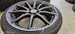 19 Mercede Amg Style Alloy Wheels+tyres To Fit C Class E Class Ex Display