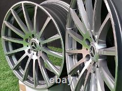 19 Mercedes (5x112) AMG Turbine Style Twist ALLOY WHEELS (Staggered) 9.5J/8.5J