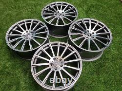 19 Mercedes (5x112) AMG Turbine Style Twist ALLOY WHEELS (Staggered) 9.5J/8.5J