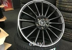 19 Mercedes AMG C63 Style alloy wheels Staggered + 235/40/19 265/35/19 tyres