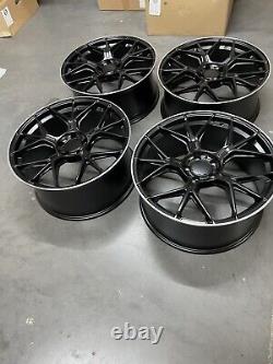 19'' Mercedes Benz AMG GT Style Alloy Wheels C E S Class Staggered Black Polish