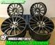 19 Mercedes Black Polished Turbine Style Alloy Wheels Fit Most Mercedes Stagger
