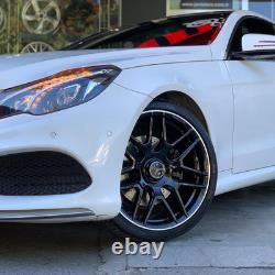 19 Mercedes C63 E63 Style Alloy Wheels Black A C E S Class European Made