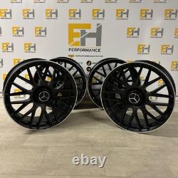 19 Mercedes C63 Style Alloy Wheels 5x112 Staggered Set of 4 aftermarket
