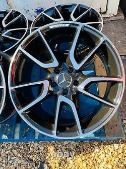 19 Mercedes New AMG Style Alloy Wheels Only Black/Pol for Mercedes E-Class W212