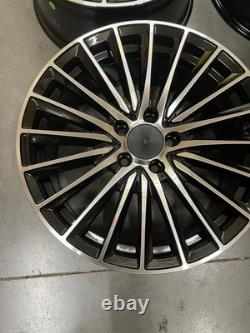 19'' Mercedes New Turbine Twist Style Alloy Wheels C E Class W205 W206 W213 W214