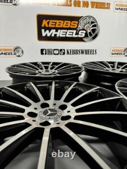 19 Mercedes Turbine Twist Replacement Style Alloy Wheels C Class E Class S Clas