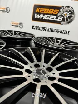 19 Mercedes Turbine Twist Replacement Style Alloy Wheels C Class E Class S Clas