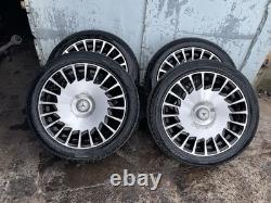 19 Mercedes W221 W222 Aftermarket Maybach Style Alloy Wheels With Tyres
