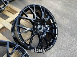 19 NEW S3 BLACK Style ALLOY WHEELS X4 SALE Fits A3 A4 A6