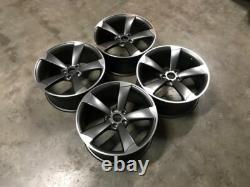 19 NEW TTRS CONCAVE Style Alloy Wheels Satin Gun Metal Polished Audi A4 A6 A8