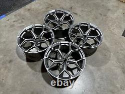 19 New 2023 RS6 Style Alloy Wheels Gun Metal Audi A3 S3 SQ3 VW Golf R 5x112