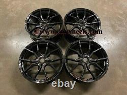 19 New Ford Focus RS MK3 Style Alloy Wheels Gloss Black Focus ST RS 5x108 63.4