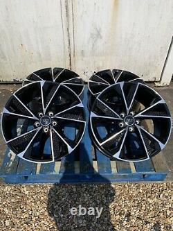 19 New RS7 2020 Style Alloy Wheels Only Black/Polished to fit Audi A3 (2004-on)