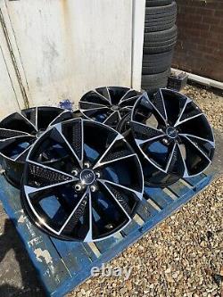 19 New RS7 2020 Style Alloy Wheels Only Black/Polished to fit Audi A3 (2004-on)