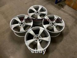 19 New TTRS RS3 Style Alloy Wheels Silver Machined Audi A3 A4 A6 A8 5x112