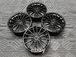 19 New VW Scottsdale Style Alloy Wheels Satin Black VW Golf MK5 MK6 MK7 MK8