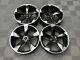 19 New X4 Ttrs Style Alloy Wheels Satin Black Machined Audi A4 A6 A8